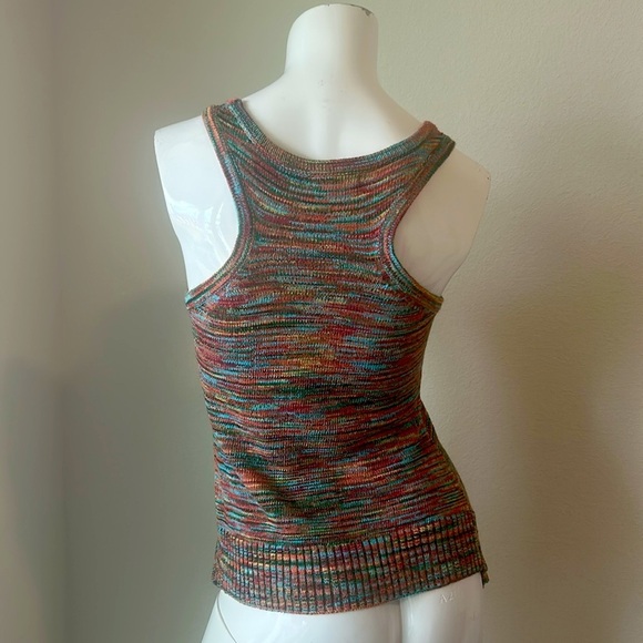 Gianni Bini women’s sleeveless sweater multicolored pattern Size S - Picture 4 of 9